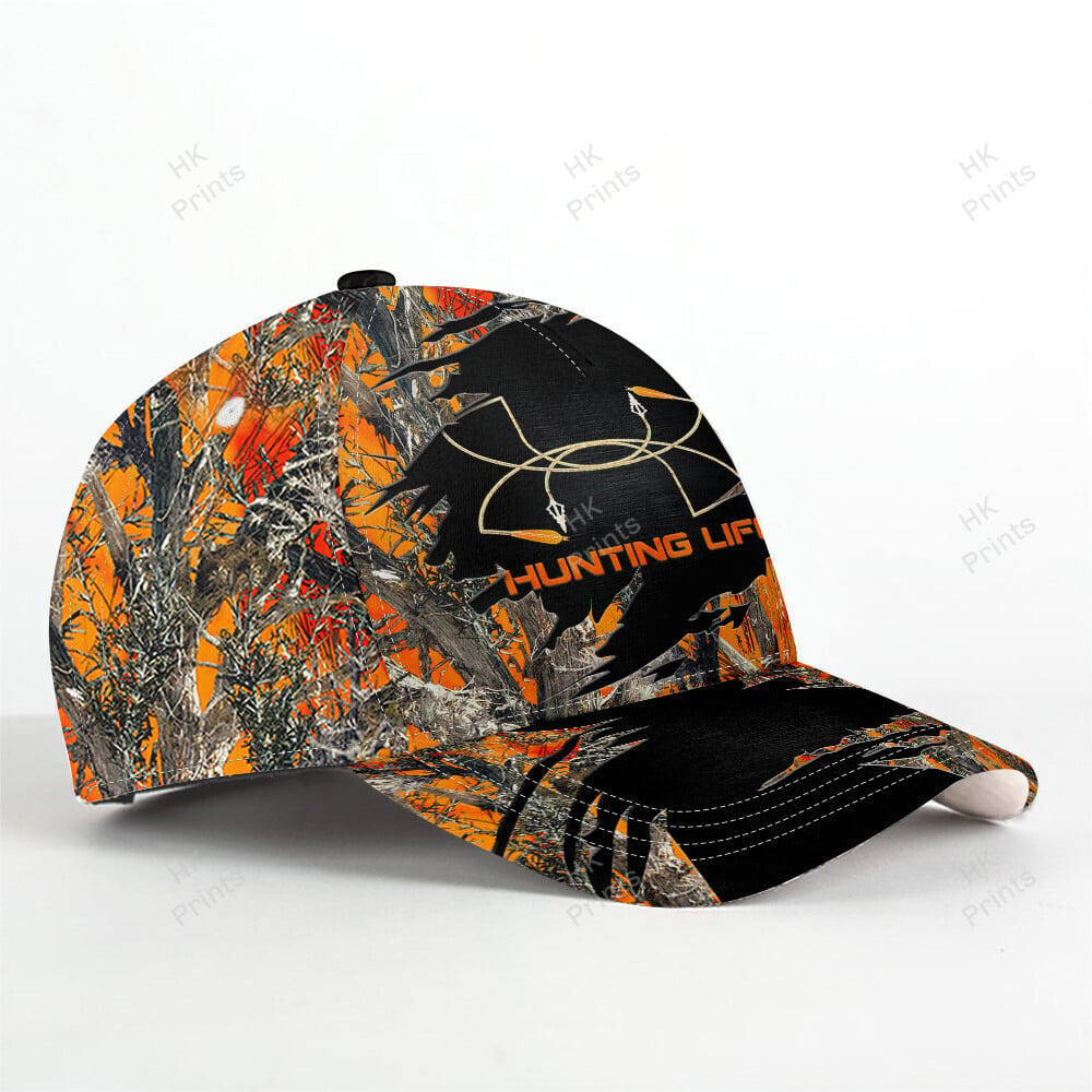 Frenzidea Personalized Bow Hunting Life Orange Camouflage Hunting Apparels
