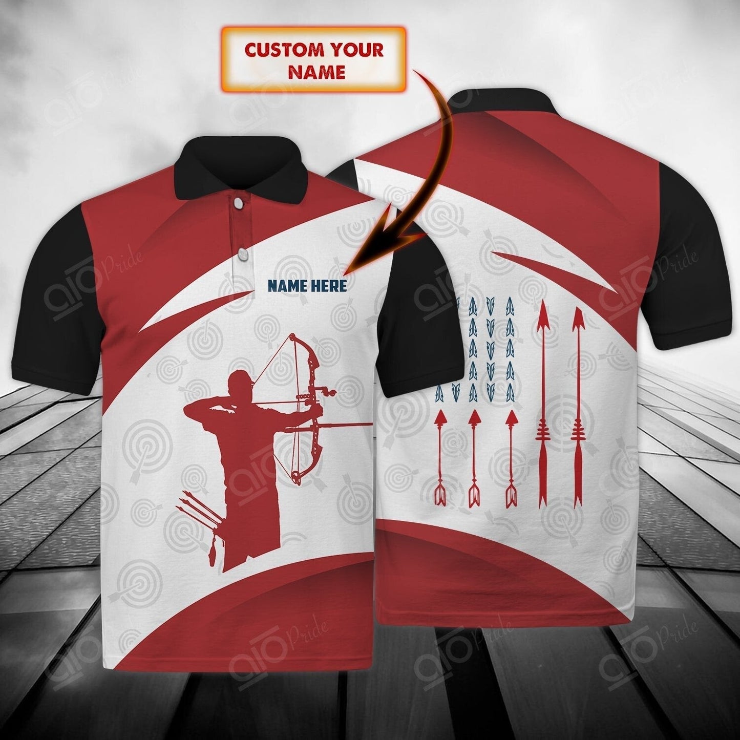Frenzidea Archery Inspirational Personalized Unisex Shirt