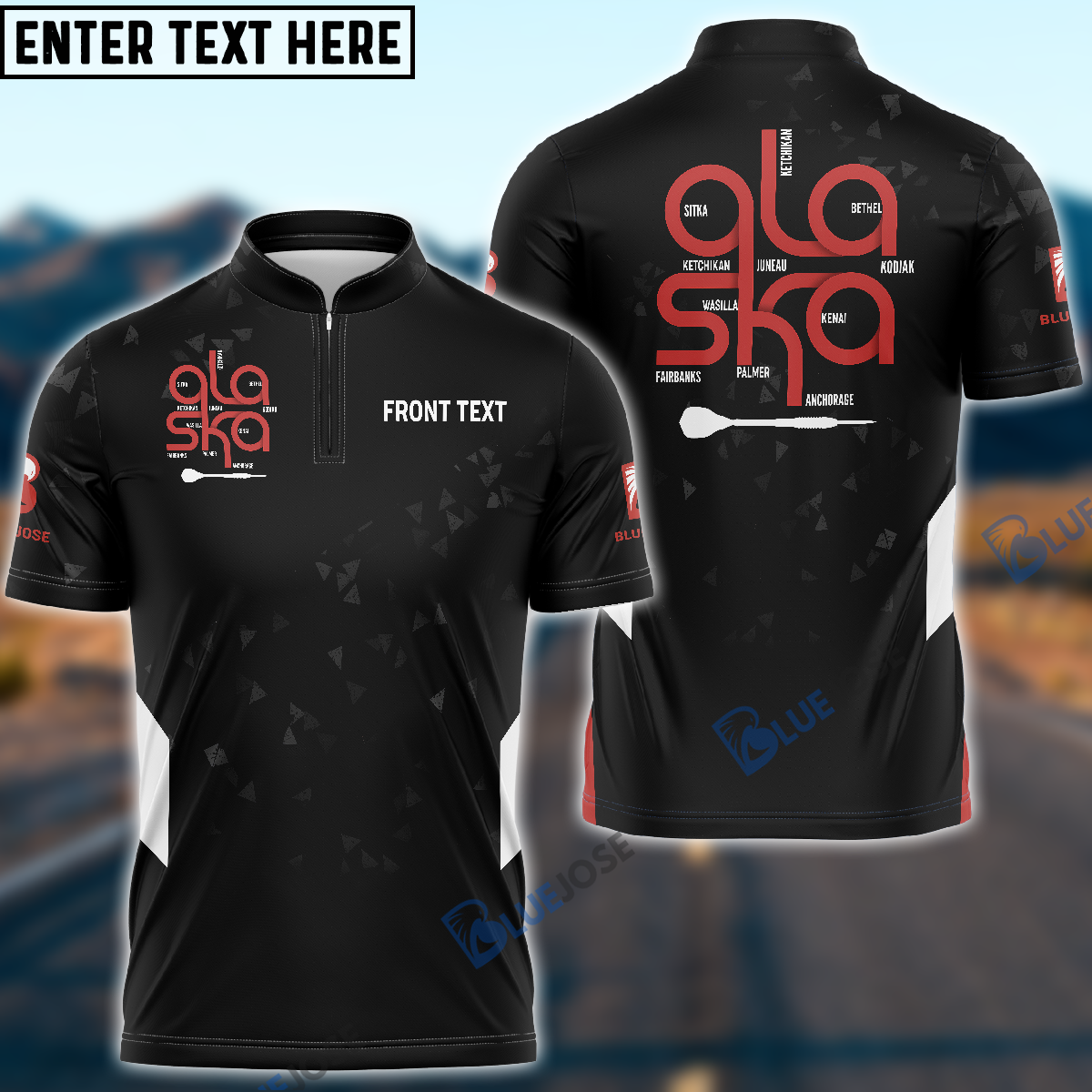 Frenzidea Alaska Darts Custom Name Shirt