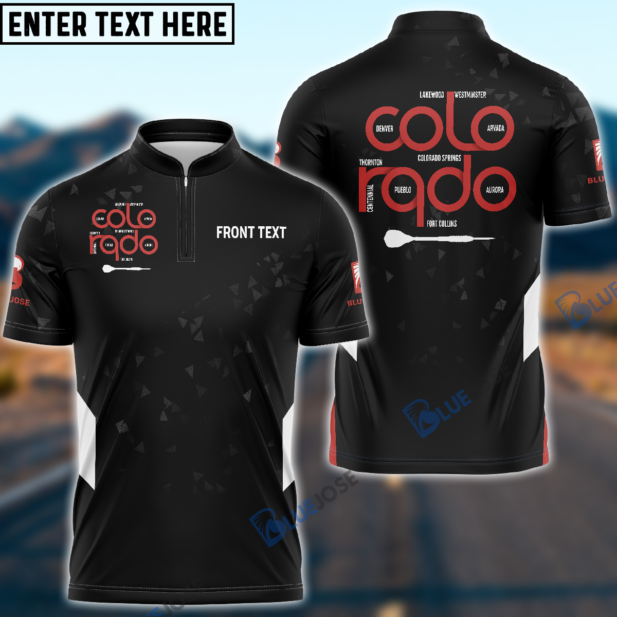 Frenzidea Colorado Darts Custom Name Shirt