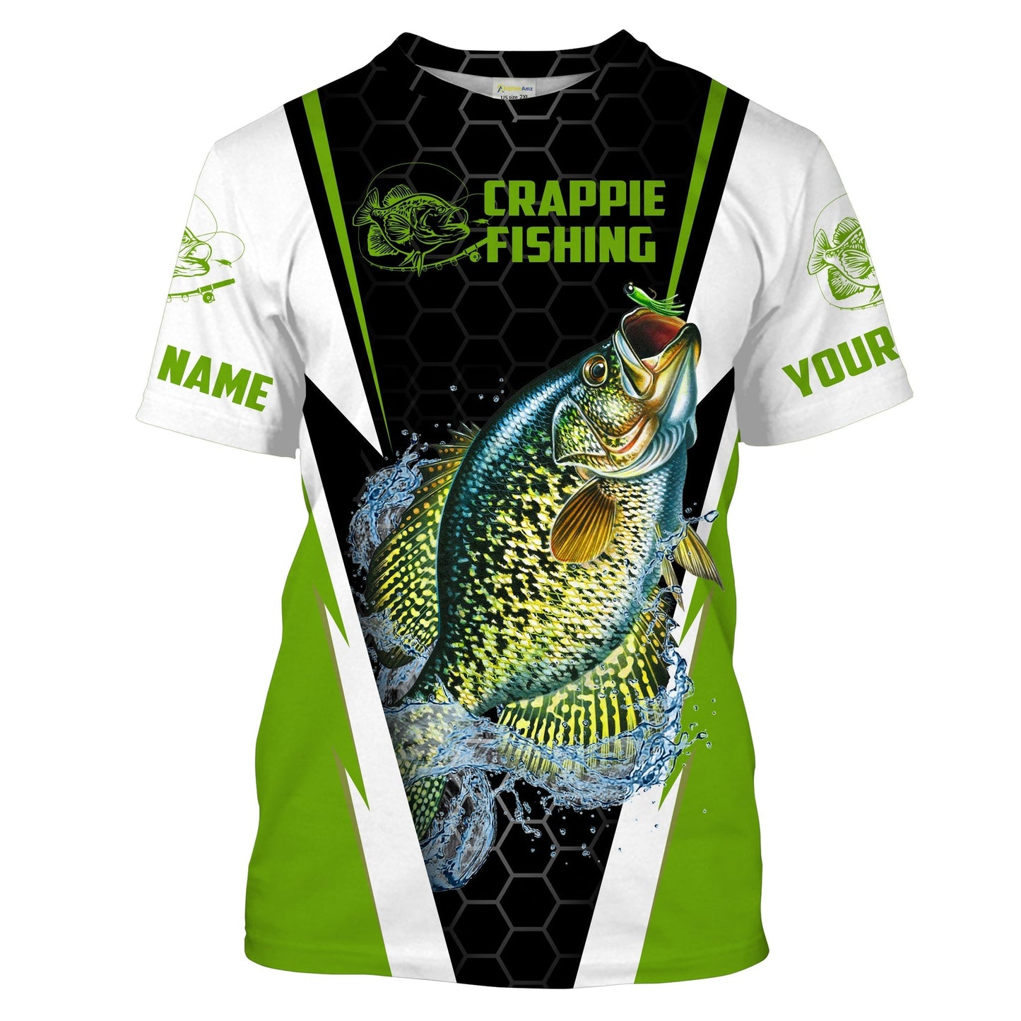 Frenzidea Crappie Fishing Jerseys Crappie Custom 3D Shirts