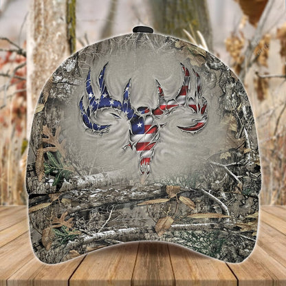 Frenzidea Ripped Deer American Flag Camouflage Hunting Apparels