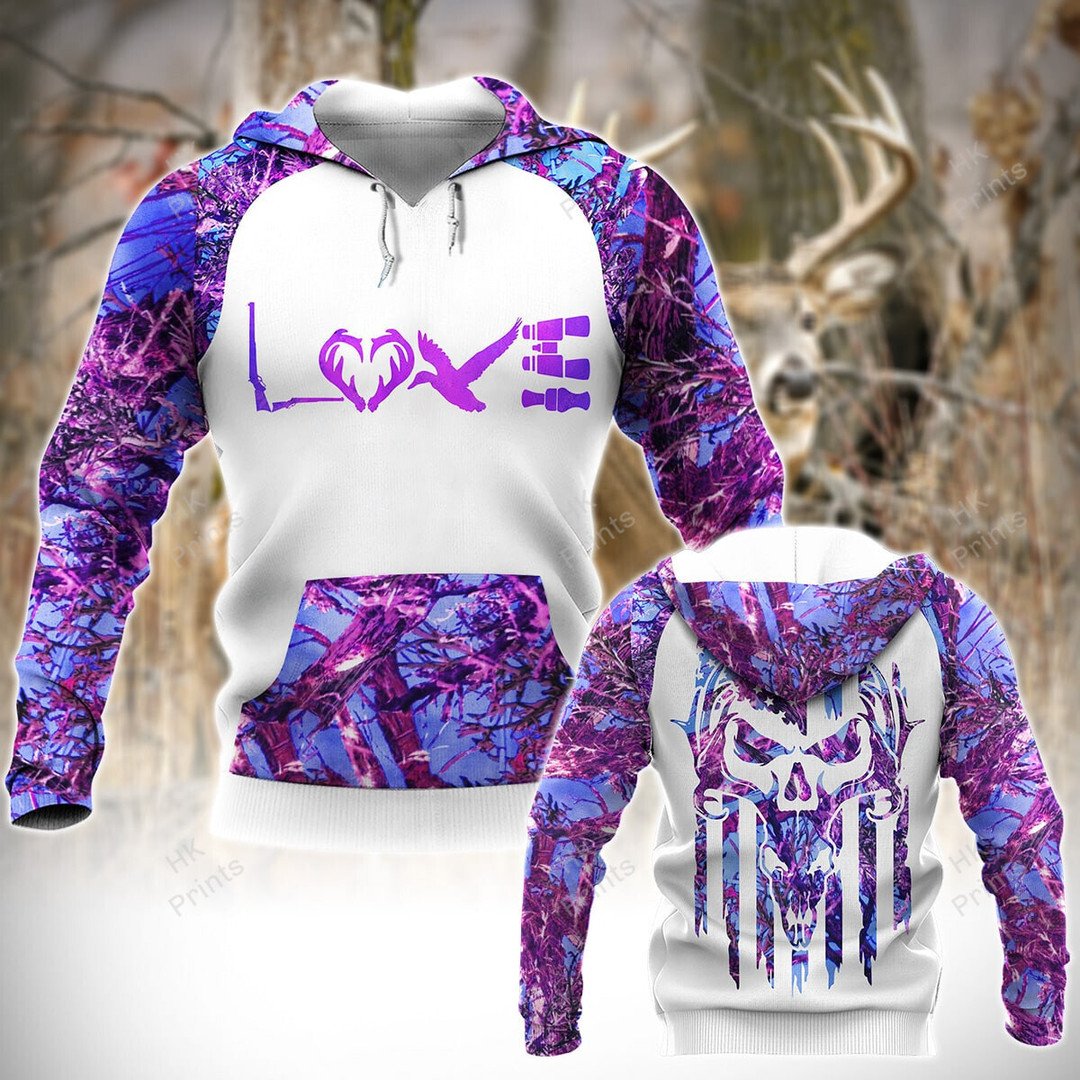 Frenzidea Purple Camouflage Country Girl Love Hunting Apparels