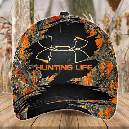 Frenzidea Personalized Bow Hunting Life Orange Camouflage Hunting Apparels