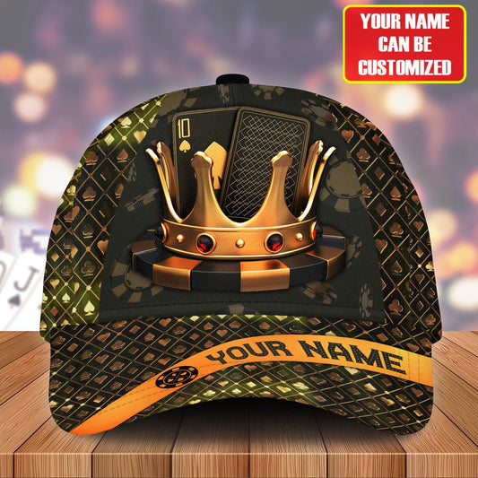 Frenzidea Personalized King Of Poker Baseball Cap