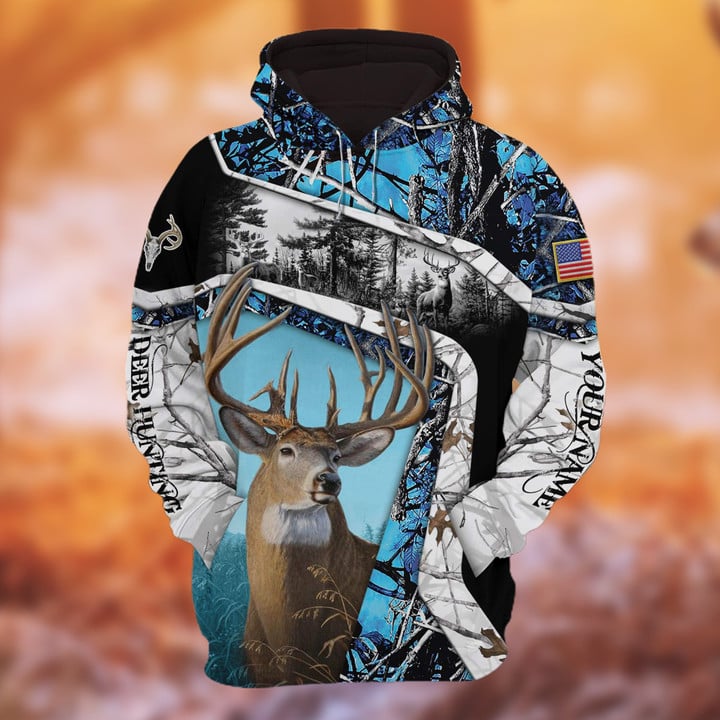 Frenzidea Personalized Name The Unique Hunting Hoodie & Zip Hoodie  Multicolor