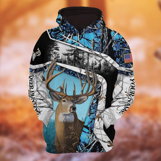 Frenzidea Personalized Name The Unique Hunting Hoodie & Zip Hoodie  Multicolor
