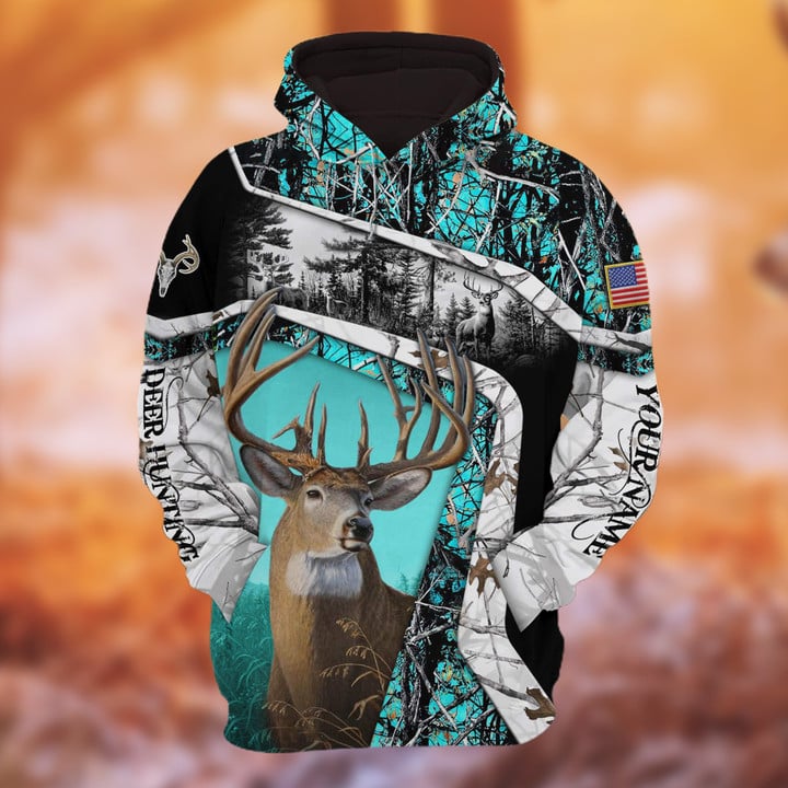 Frenzidea Personalized Name The Unique Hunting Hoodie & Zip Hoodie  Multicolor