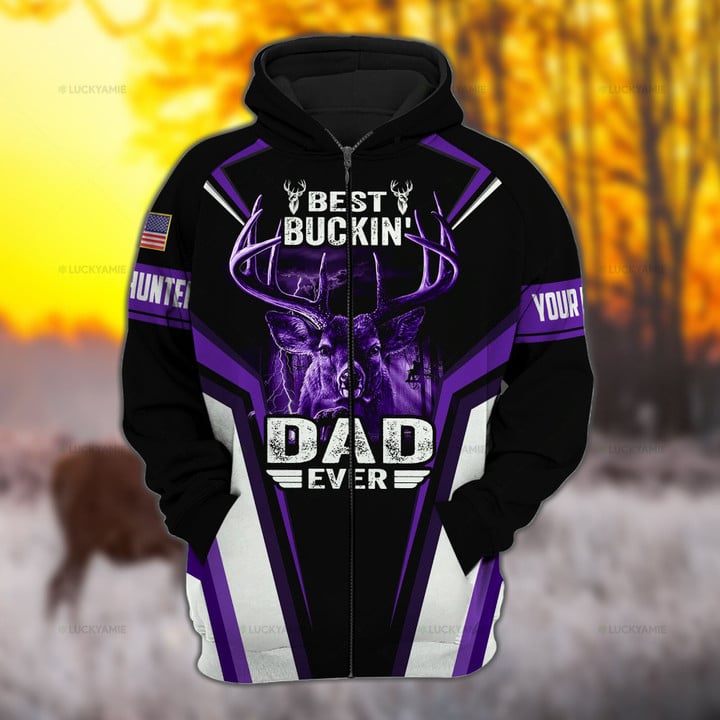 The Premium Dad Deer Hunting Hoodie & Zip Hoodie Multicolor Personalized