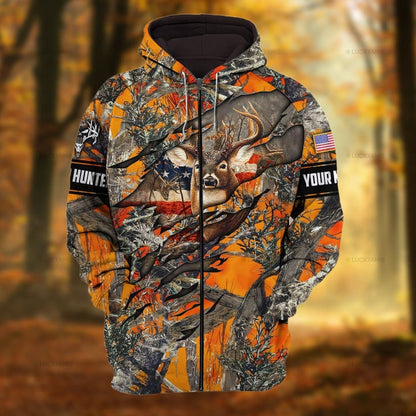 Premium Hunting Hoodie 3D Multicolor Personalized (6 Color)