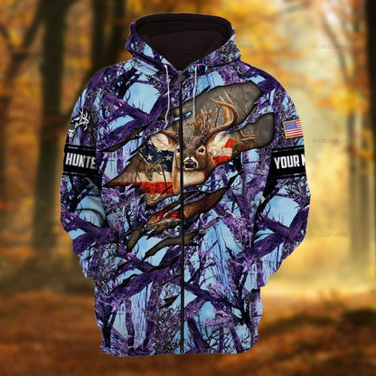 Premium Hunting Hoodie 3D Multicolor Personalized (6 Color)