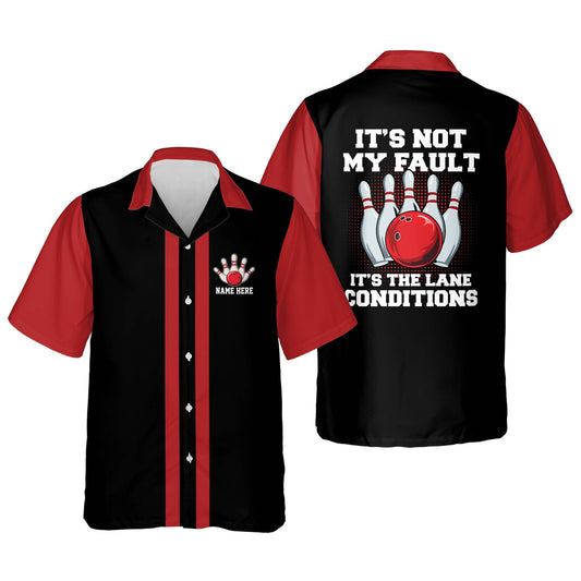 Frenzideas t's Not My Fault It's The Lane Condition Personalized Name Hawaiian Shirt