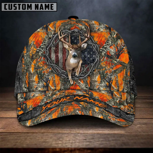 Frenzidea Awesome  Deer Hunting Personalized Cap