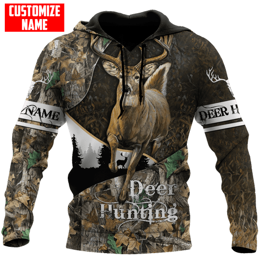 Frenzidea Personalized Deer Hunting Camo Autunm 3D Shirts