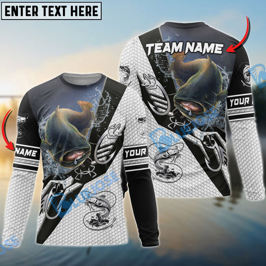 Frenzidea Catfish Fishing Target Locked Custom Name & Team Name 3D Shirts