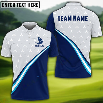 Frenzidea Golf Limited Line Art Golf Lover Ball Customized Name, Team Name 3D Shirts (4 Colors)