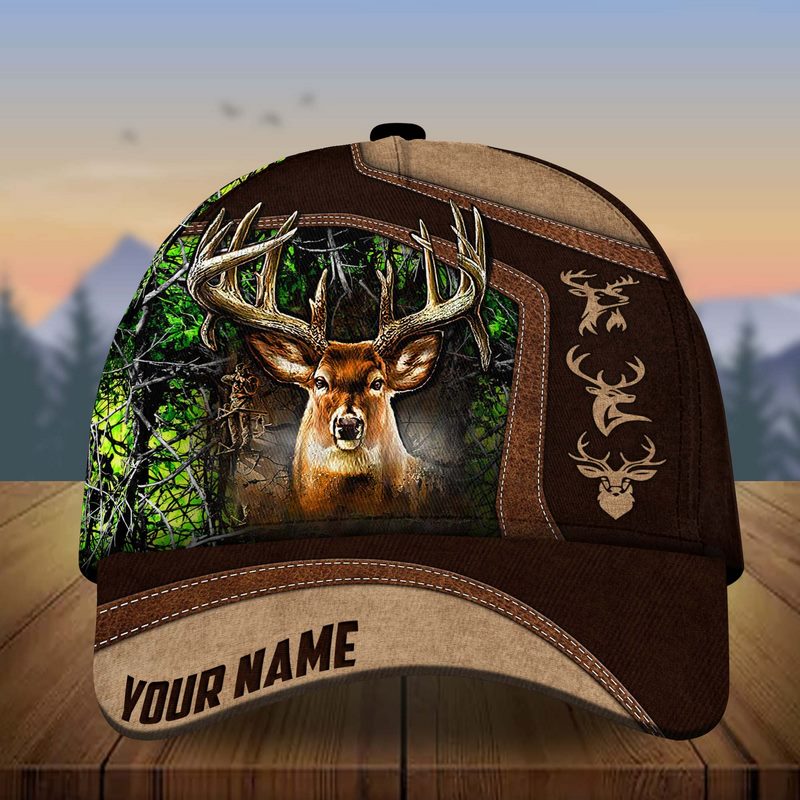 Frenzidea Collab Artist Deer Hunting Multicolor Personalized Cap