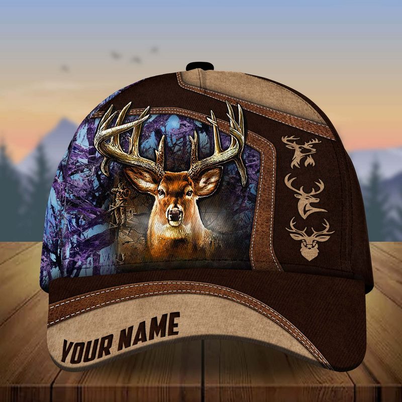 Frenzidea Collab Artist Deer Hunting Multicolor Personalized Cap