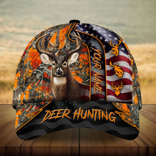 Frenzidea Unique Loralle US Deer Hunting Personalized Cap