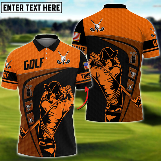 frenzidea Pride Premium Golf Boomerang Personalized Name 3D Shirt