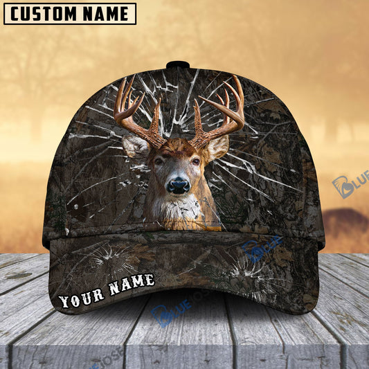 Frenzidea Deer Hunting Broken Pattern Personalized Cap