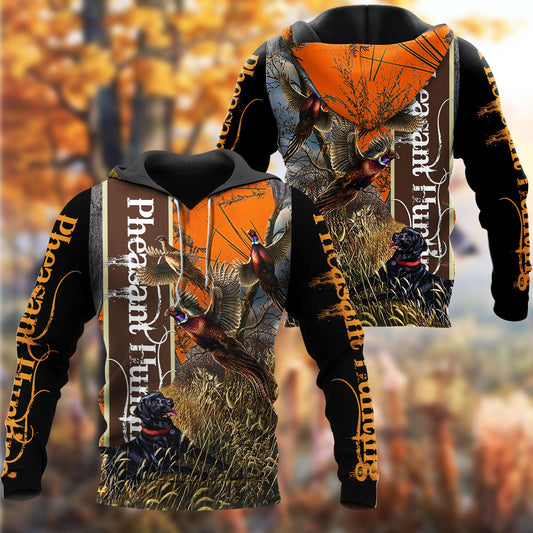 frenzidea Pheasant Hunting 3D Hoodie