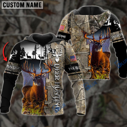 frenzidea New Deer Hunting 3D Hoodie (3 Colors)