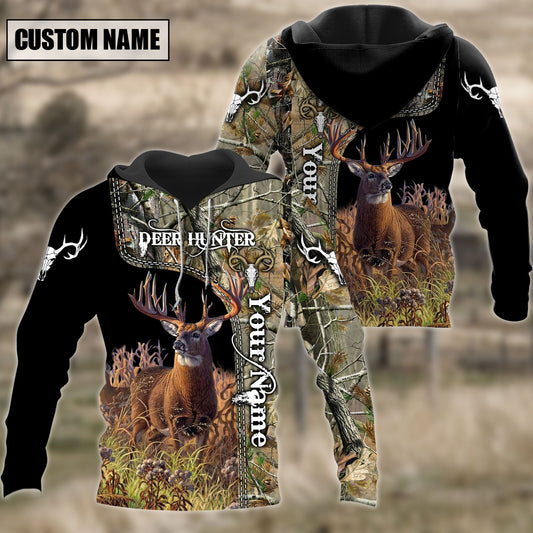 Frenzidea Custom Name Deer Hunting 3D Design All Over Printed