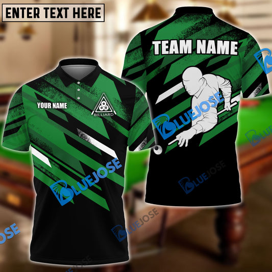 Frenzidea Billiards Pro Player Personalized Name, Team Name Unisex Shirt ( 4 Colors )