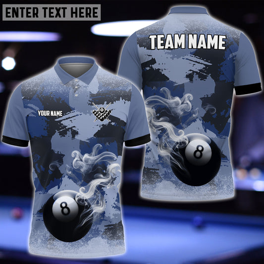 Frenzidea Billiards Ball Smoke Art Personalized Shirt