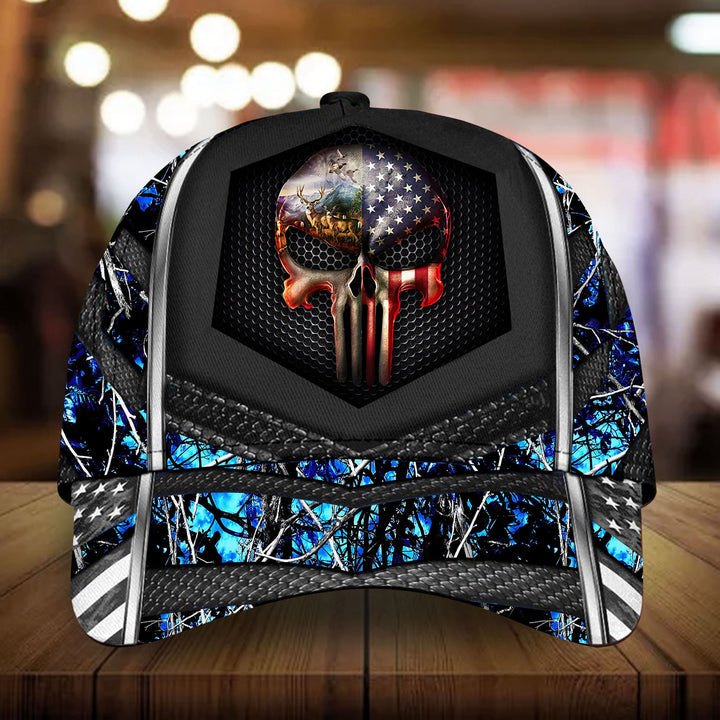 Frenzidea  Premium Punisher Skull Hunting Cap