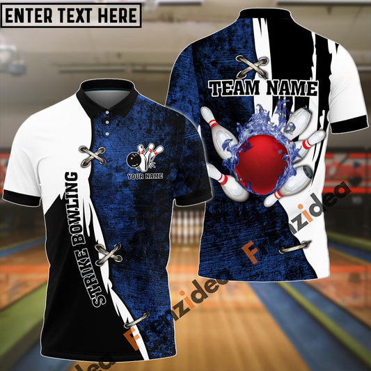 frenzidea Bowling And Pins Resurrection Fire Customized Name 3D Shirt (4 Colors)