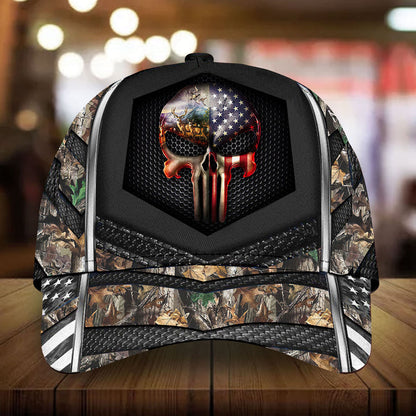 Frenzidea  Premium Punisher Skull Hunting Cap