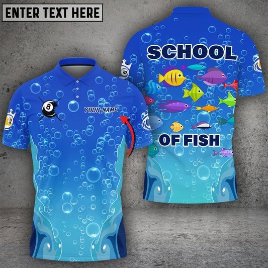 Frenzidea A Bunch Of Fishes Billiards Personalized Unisex Shirt