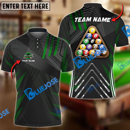 Frenzidea Billiards Ball 8 Pro Tournament 2 Personalized Name, Team Name Unisex Shirt ( 6 Colors )