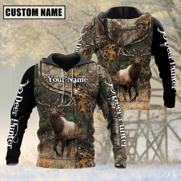 frenzidea Custom Name Elk Hunting Shirt 3D Shirt