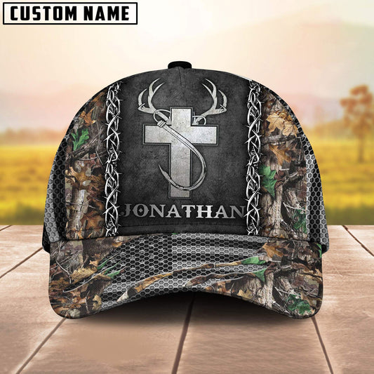 Frenzidea Personalized Name Fishing Hunting Cap (7 Colors)