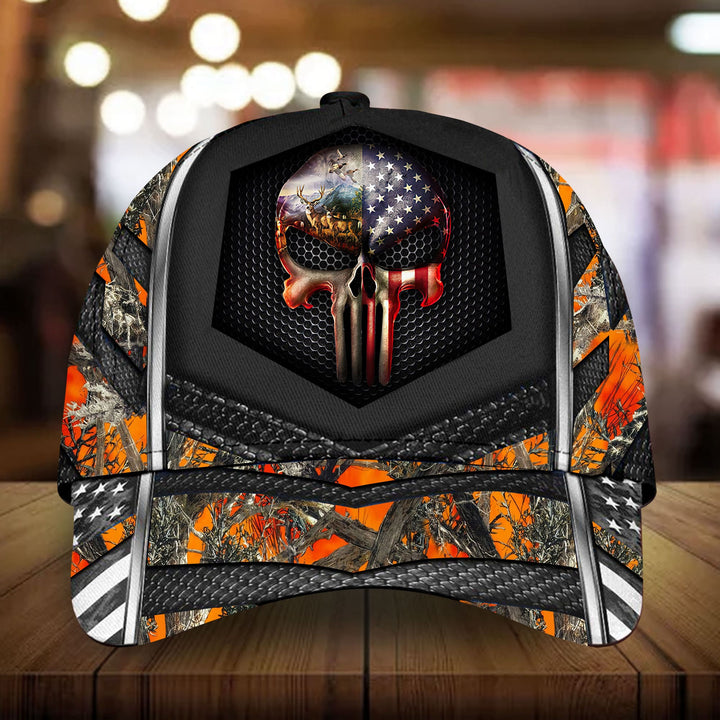 Frenzidea  Premium Punisher Skull Hunting Cap