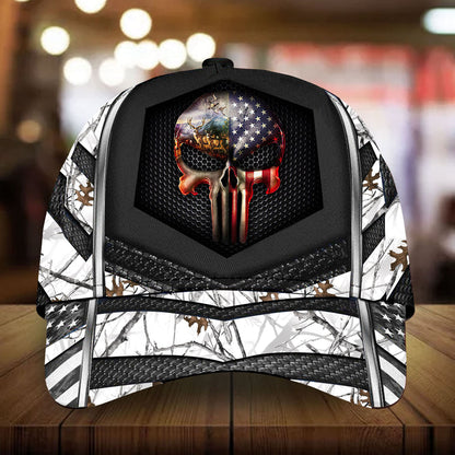 Frenzidea  Premium Punisher Skull Hunting Cap